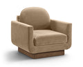 Edmund Velvet Performance Fabric Upholstered Accent Chair