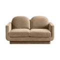Edmund 63" Velvet Performance Fabric Upholstered Loveseat