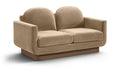 Edmund 63" Velvet Performance Fabric Upholstered Loveseat