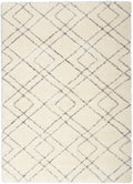 Dreamy Shag Ivory Shag Polyester Area Rug