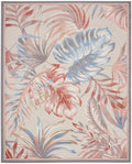 Seaside Multicolor Tropical Polypropylene Area Rug