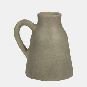 Set of 2 Terracotta Vase in Sage