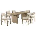 Decker 7-piece 82-inch Rectangular Dining Set
