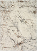 CK073 Compass Ivory Multicolor Modern Polyester Area Rug
