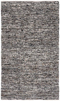 Black & Ivory Flat Weave Rug