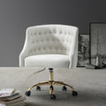 Lydia Task Chair in Ivory