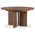 Eleana Round Dining Table with One 20-inch Leaf