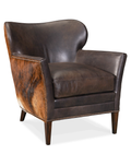 Kato leather Club Chair with Dark HOH