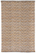 Kilim Collection I Wool Rug – Gold & Black Flat Weave
