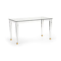 Acrylic Denver Desk Brass