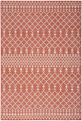 Positano Terracotta Modern Polypropylene Area Rug