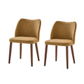 Barbara Set of 2 Dining Chair in Tan