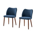 Barbara Set of 2 Dining Chair in Navy