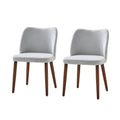 Barbara Set of 2 Dining Chair in Grey