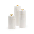 White Bamboo Canisters (S3)