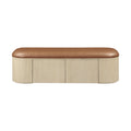 Urbino Vegan Leather Upholstered Storage Bench