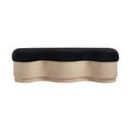 Rosamund Velour Fur Fabric Upholstered Bench