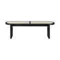 Celestine Solid Wood And Faux Cane Bench