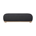 Castile Chenille Fabric Upholstered Bench