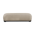 Castile Chenille Fabric Upholstered Bench