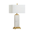 White Kennedy Marble Lamp