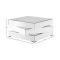 Graziella Mirrored Mirrored Coffee Table