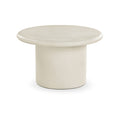 Estelle Cream Concrete And Fiberglass Indoor / Outdoor Coffee Table - CT14
