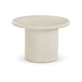 Estelle Cream Concrete And Fiberglass Indoor / Outdoor Coffee Table - CT16