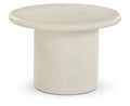 Estelle Cream Concrete And Fiberglass Indoor / Outdoor Coffee Table - CT16