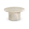 Estelle Natural Concrete And Fiberglass Indoor / Outdoor Coffee Table - CT12