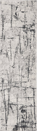 CK970 Vapor Ivory Grey Modern Viscose Area Rug