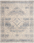 Sultana Blue Vintage Polyester Area Rug
