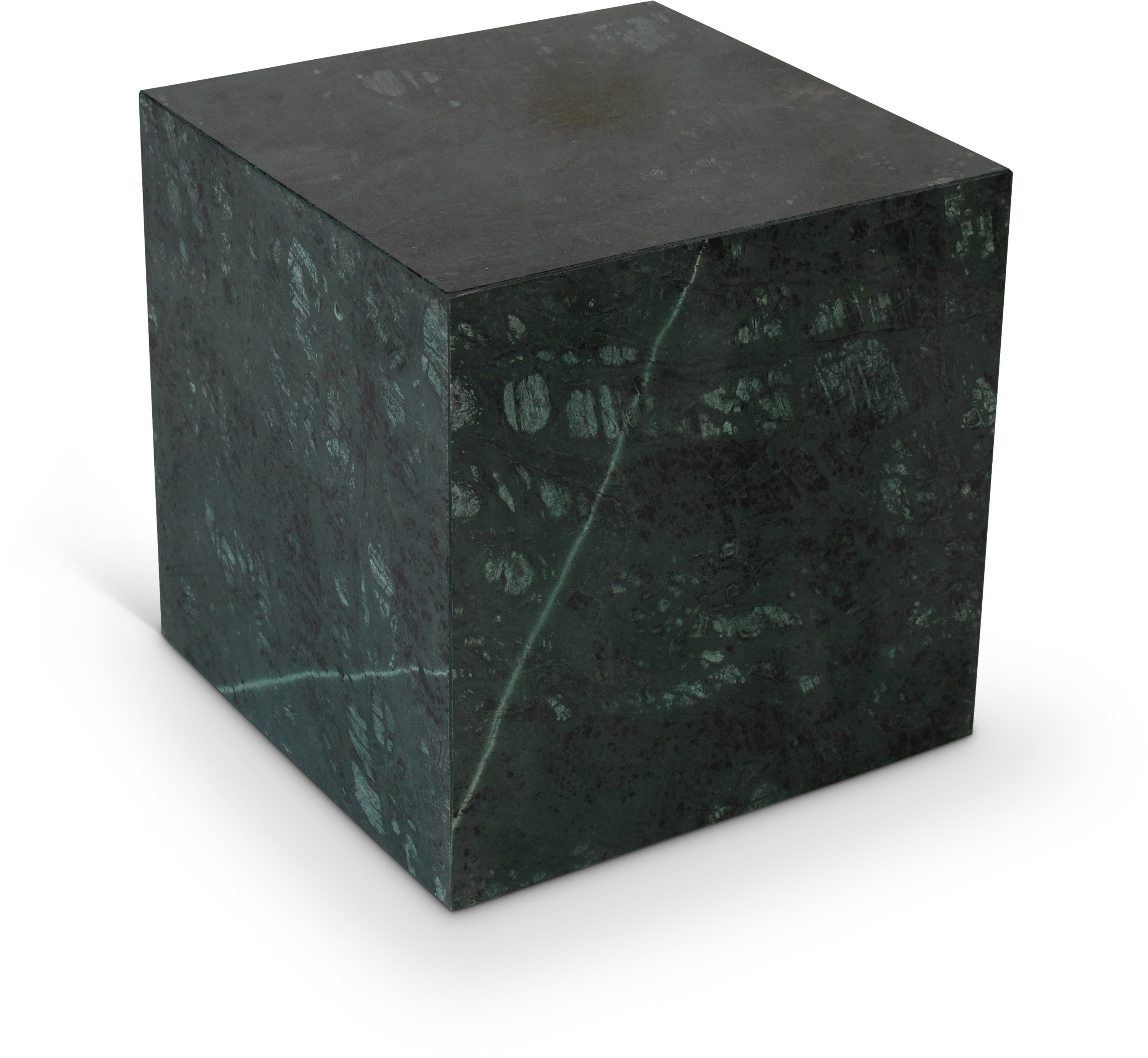 Bromley Green Genuine Marble End Table