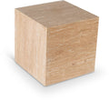 Bromley Natural Travertine End Table