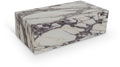 Bromley White Genuine Marble Coffee Table