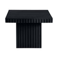 Sidonie Black Solid Wood And Oak Veneer Coffee Table - CT15