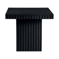 Sidonie Black Solid Wood And Oak Veneer Coffee Table - CT18