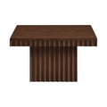 Sidonie Brown Solid Wood And Oak Veneer Coffee Table - CT12