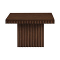 Sidonie Brown Solid Wood And Oak Veneer Coffee Table - CT15