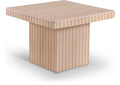 Sidonie Natural Solid Wood And Oak Veneer Coffee Table - CT15
