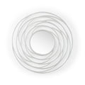 Swirl Mirror - White