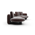 Overlap Dark Bumper Sectional Set