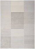 Splash Silver Grey Modern Polypropylene Area Rug