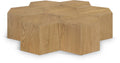 Evander Natural Oak Wood 7pc. Modular Coffee Table