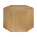 Evander Natural Oak Wood Coffee Table