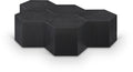Evander Black Oak Wood 5pc. Modular Coffee Table