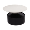 Dominique White Iron Coffee Table
