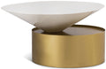 Dominique White Iron Coffee Table
