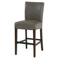 Milton Vintage Gray Parsons Counter Stool – Bonded Leather