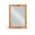 Delilah Natural Burl Wood Frame Mirror